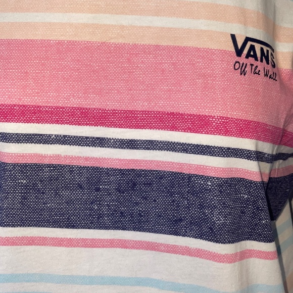 Vans Striped Beach Vibes Skater Dress Size Small 100% Cotton Summer Excellent - Picture 2 of 8